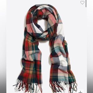 NWT J. Crew Classic Plaid Scarf